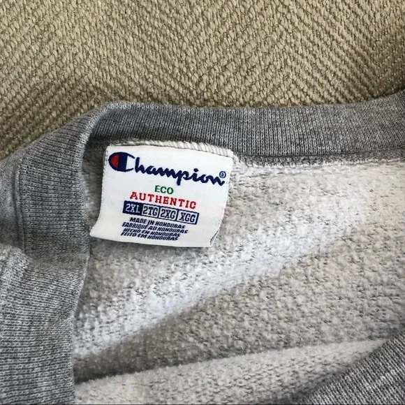 Grey Men’s XXL Champion Crew Neck - Picture 5 of 6